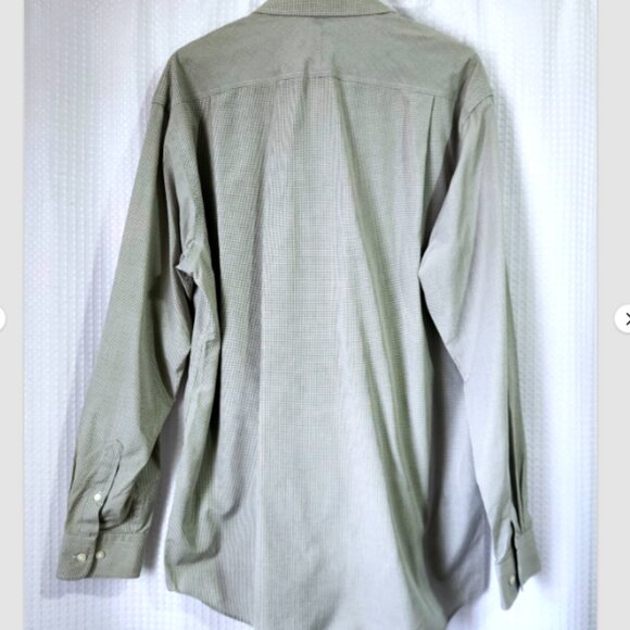 Joseph Abboud Shirt Men's 17 Tall 36/37 Long Sleeve Button Cotton Non Iron - Picture 2 of 12